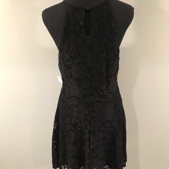 Altar'd State Halter Lace Overlay Dress Medium NWT - Picture 3 of 5